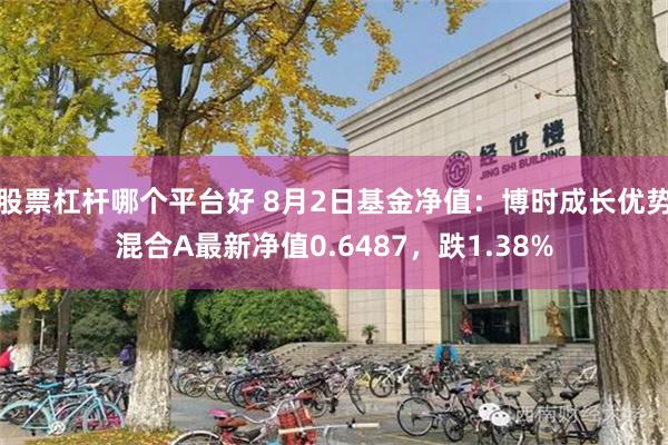 股票杠杆哪个平台好 8月2日基金净值：博时成长优势混合A最新净值0.6487，跌1.38%