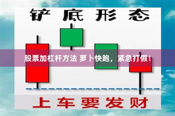 股票加杠杆方法 萝卜快跑，紧急打假！